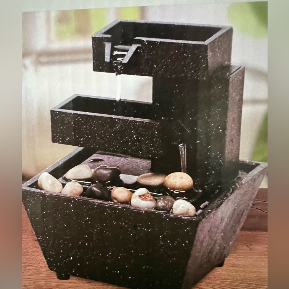 Three Tiered Rock Fountain 🔥FINAL PRICE DROP
